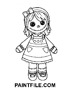 Roztomilý Ragdoll Pro Dívky omalovánka