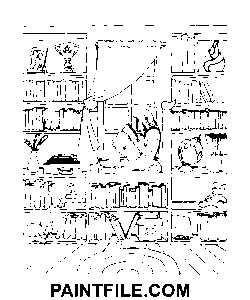 Knihy pro děti omalovánka