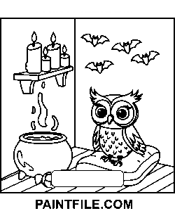 Strašidelné časy Umění omalovánka