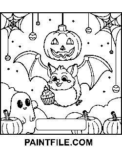 Strašidelné časy pro milovníky umění omalovánka