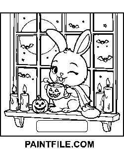 Strašidelné časy pro uměleckou zábavu omalovánka
