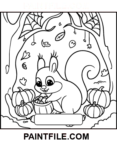 Strašidelné časy pro umělecké děti omalovánka