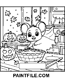 Strašidelné časy pro řemeslo čas omalovánka