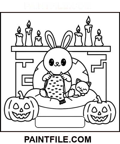 Strašidelné časy pro kreativní dobrodružství omalovánka