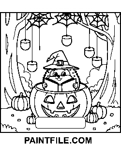 Strašidelné časy pro kreativitu omalovánka
