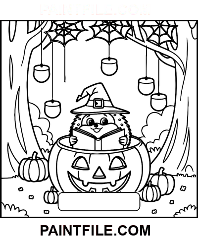Strašidelné časy pro kreativitu omalovánka