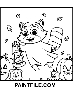 Strašidelné časy pro zábavné učení omalovánka