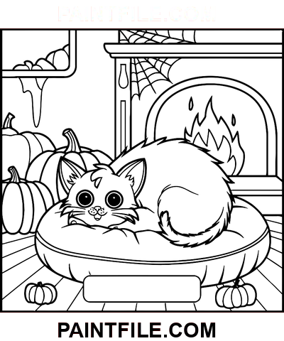 Strašidelné časy pro prázdninové aktivity omalovánka