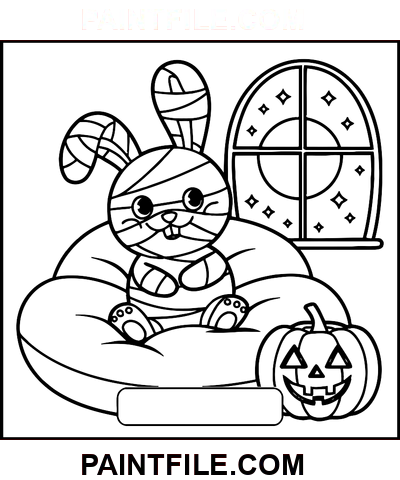 Strašidelné časy pro dětské koníčky omalovánka