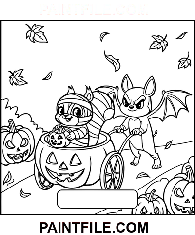 Strašidelné časy pro zvládání stresu omalovánka