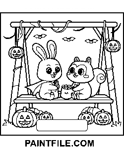 Strašidelné časy skvělé omalovánka
