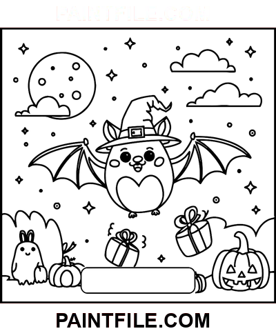 strašidelné časy vektor omalovánka