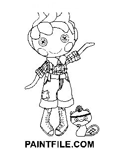 Lesní stálegreen omalovánka
