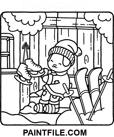 browmies Vánoce pro sváteční zábavu omalovánka