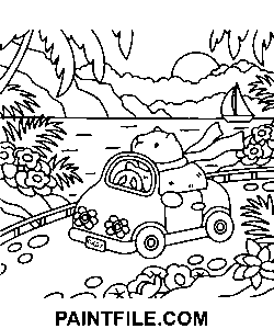 Capydays pro kreativní vyjádření omalovánka