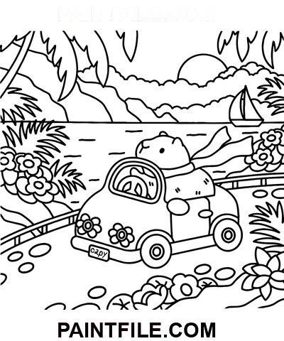 Capydays pro kreativní vyjádření omalovánka