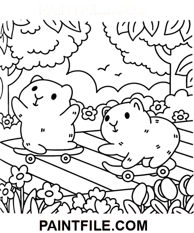 Capydays pro kreativní mozky omalovánka