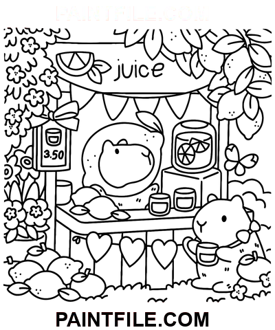Capydays pro kreativní hraní omalovánka