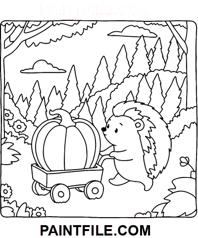 Lesní kamarádi pro kreativní mozky omalovánka