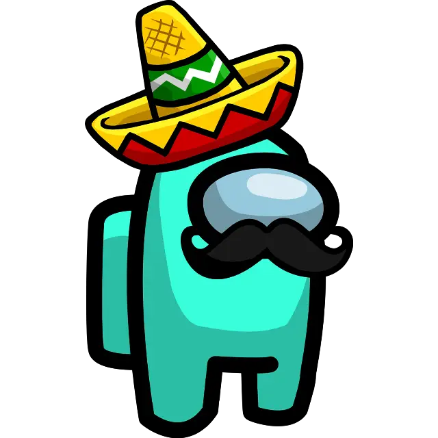 Moustache Sombrero image en couleur