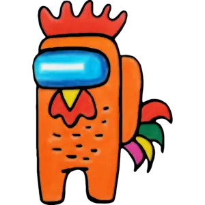 Costume de Coq image en couleur