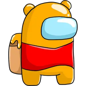Pooh Bear parmi nous image en couleur
