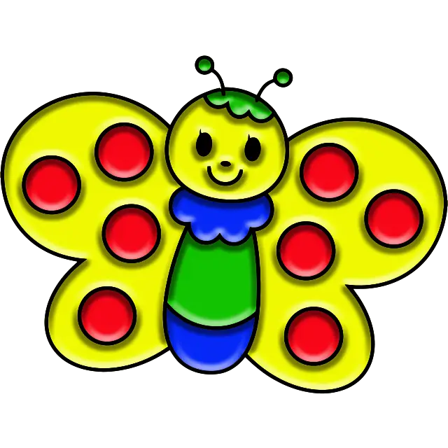 Simple Dimple Butterfly image en couleur