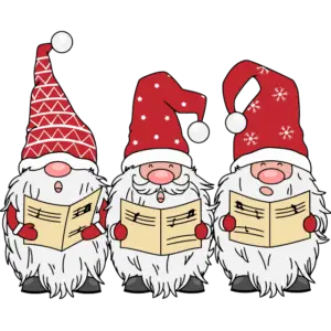 Chorale de Noël des Gnomes image en couleur