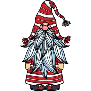 Gnome de Noël image en couleur