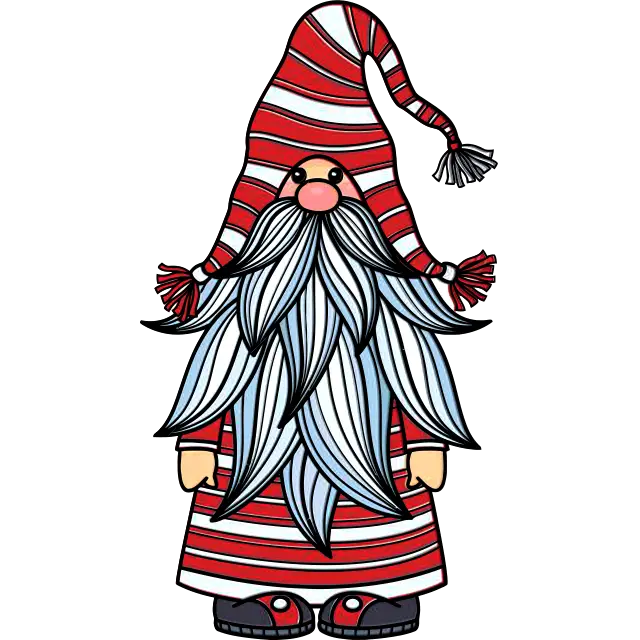 Gnome de Noël image en couleur