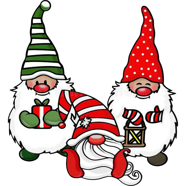 Joyeux Noël Gnomes image en couleur