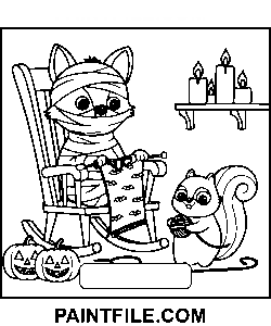 Des temps effrayants pour le calme créatif coloriage