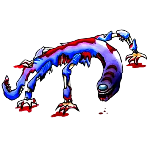 Monstrul șopârlă imagine colorată