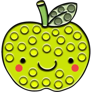 Apple Pop It imagine colorată