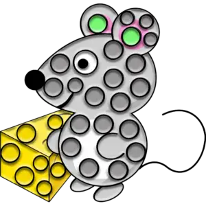 Pop-it Mouse imagine colorată