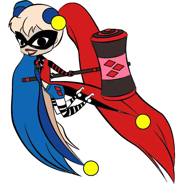 Micuța Harley Quinn imagine colorată