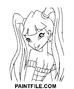 Zâna muzicii pagina de colorat