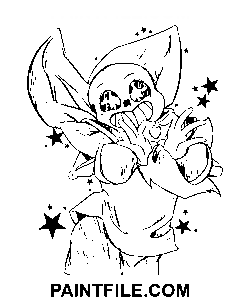 Minunat Sans pagina de colorat