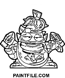 Superzings Albertgine pagina de colorat