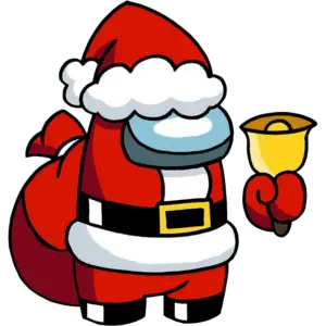 Колокол Санта-Клауса цветная картинка