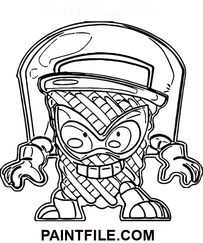 Superzings Hoops раскраска