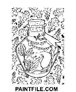 Жизнь внутри Jar Entertainment раскраска