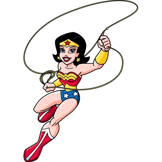 Wonder Woman Kement boyama sayfası