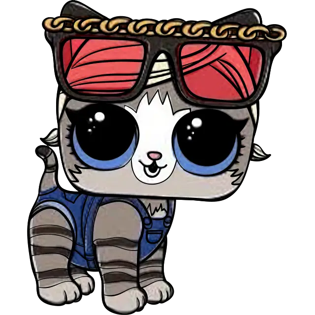Kısa Kitty boyama sayfası