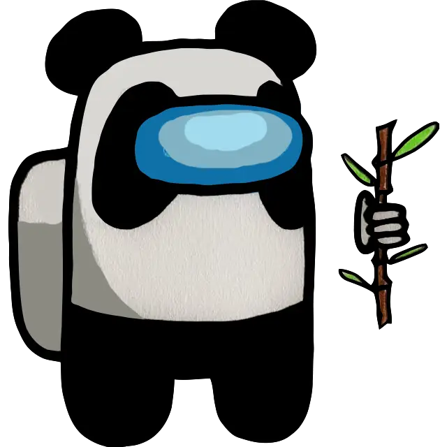 Bambu ile Panda boyama sayfası