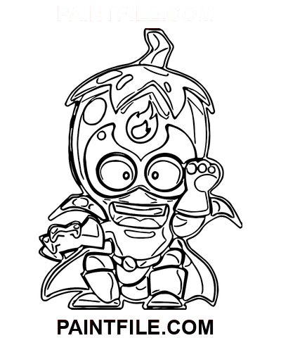 Baharat Haydutu boyama sayfası