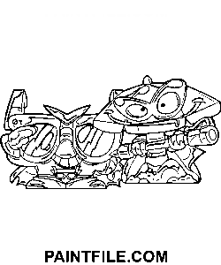 Çocuklar İçin Süperzingler boyama sayfası