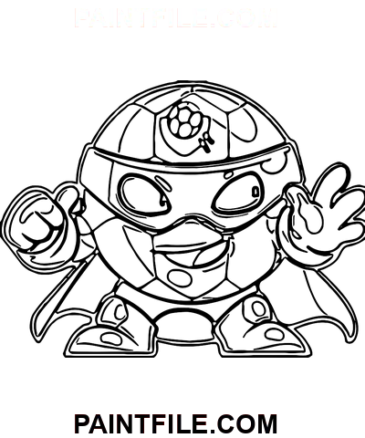 Süperzingler Zor boyama sayfası