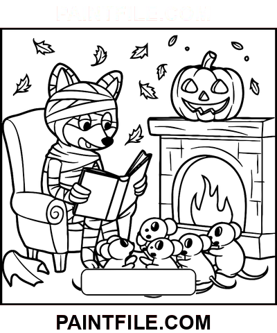 Yaratıcı Beyinler İçin Ürkütücü Zamanlar boyama sayfası
