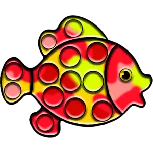 Золота рибка Попіт кольорове зображення